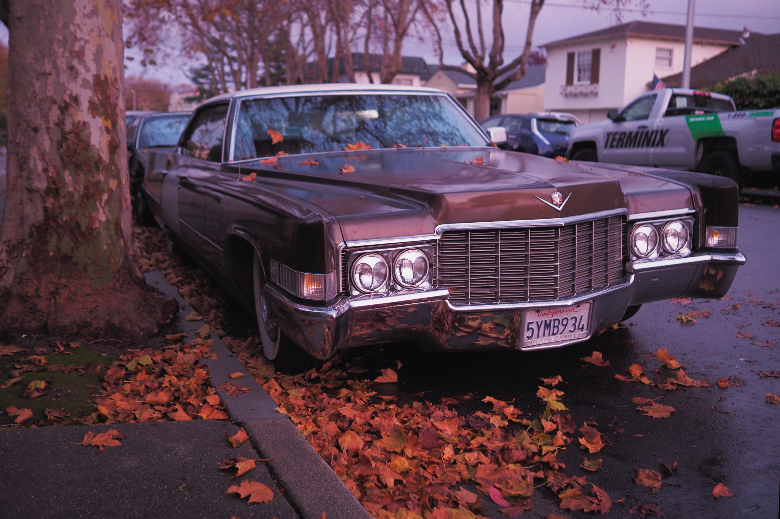 80's car parked