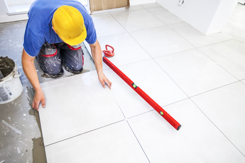 tile installation