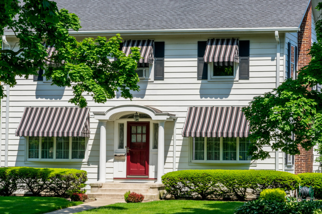 front of a house