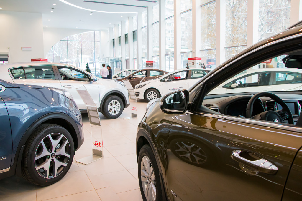 cars in car shop