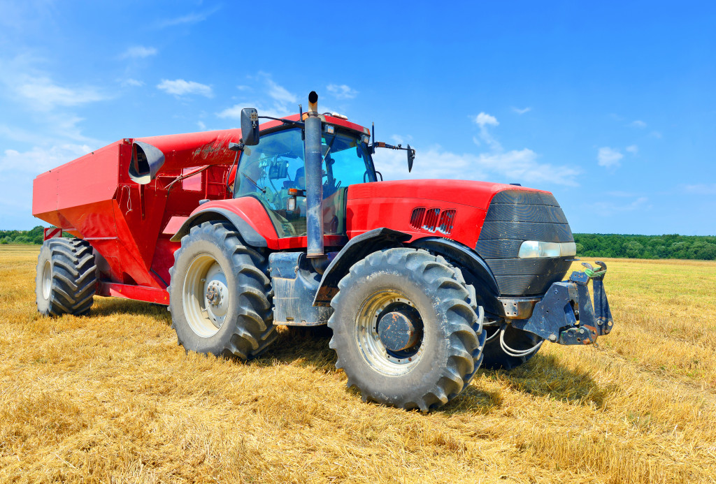 Tractor for farming business