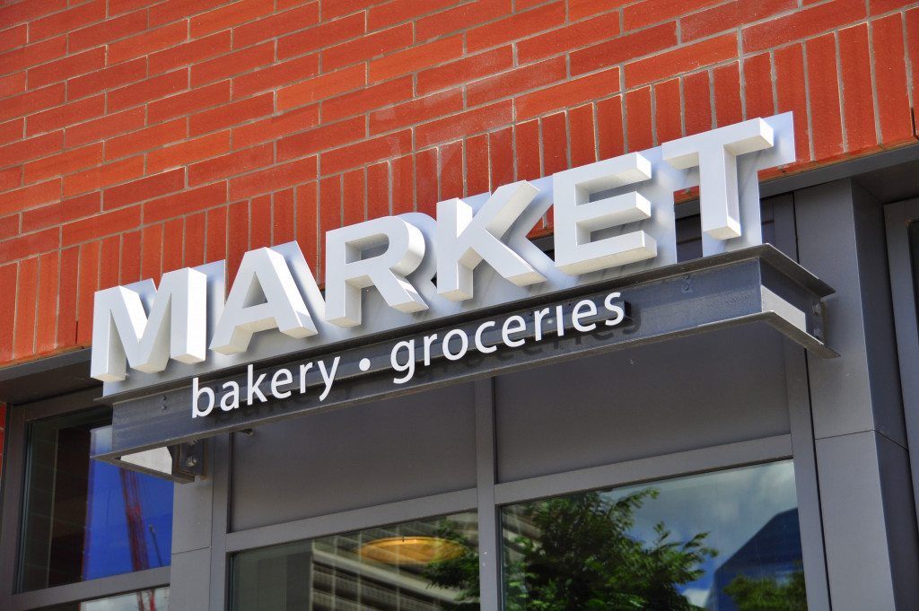 Attractive signage for store