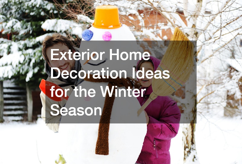 Exterior Home Decoration Ideas for the Winter Season