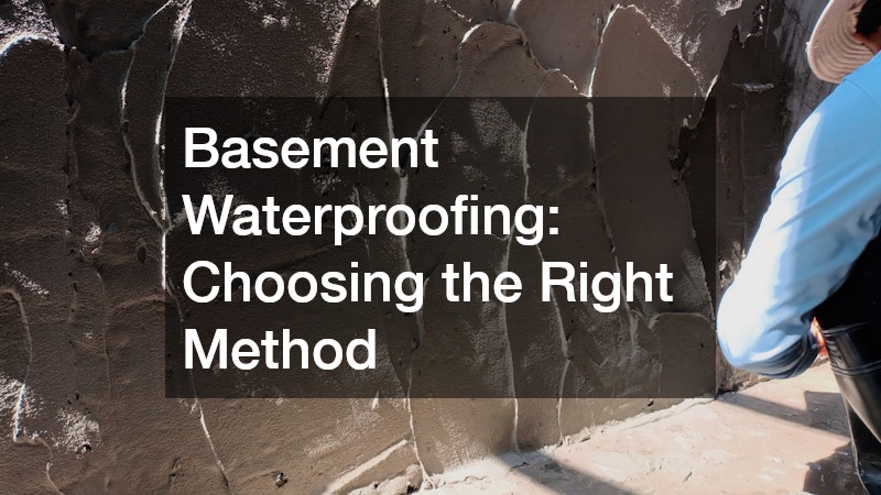 Basement Waterproofing: Choosing the Right Method